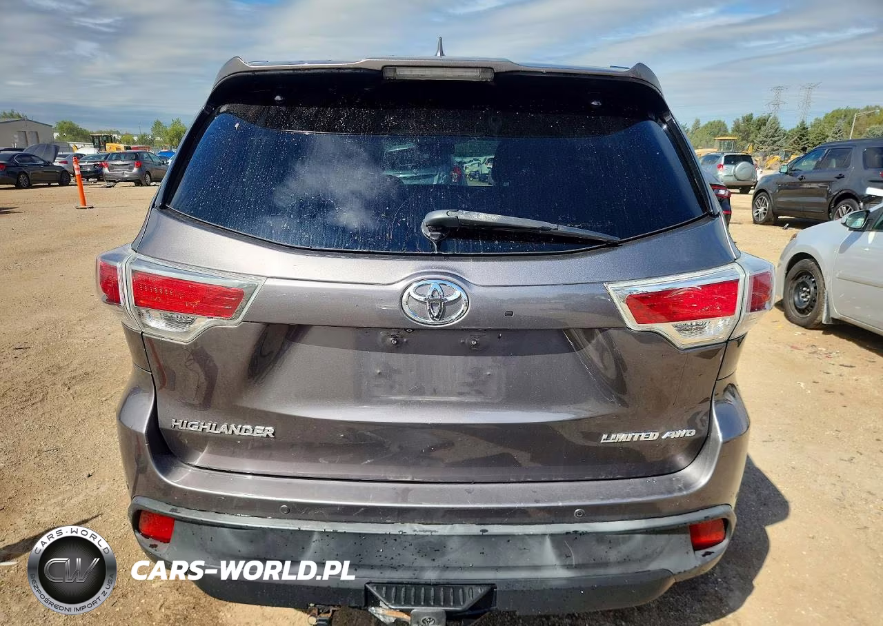 2015 Toyota Highlander Limited VIN:5TDDKRFH7FS166079 - 6