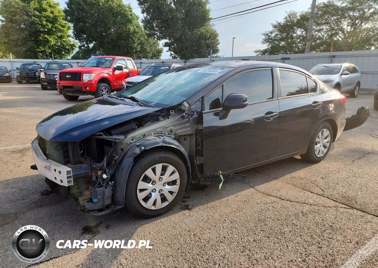 2012 Honda Civic Lx VIN:19XFB2F50CE328517 - 1
