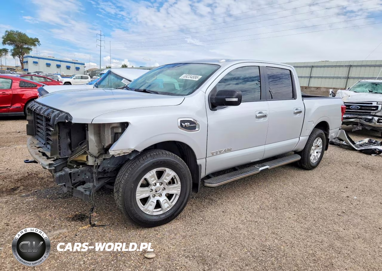 2017 Nissan Titan Sv VIN:1N6AA1E57HN567782 - 1