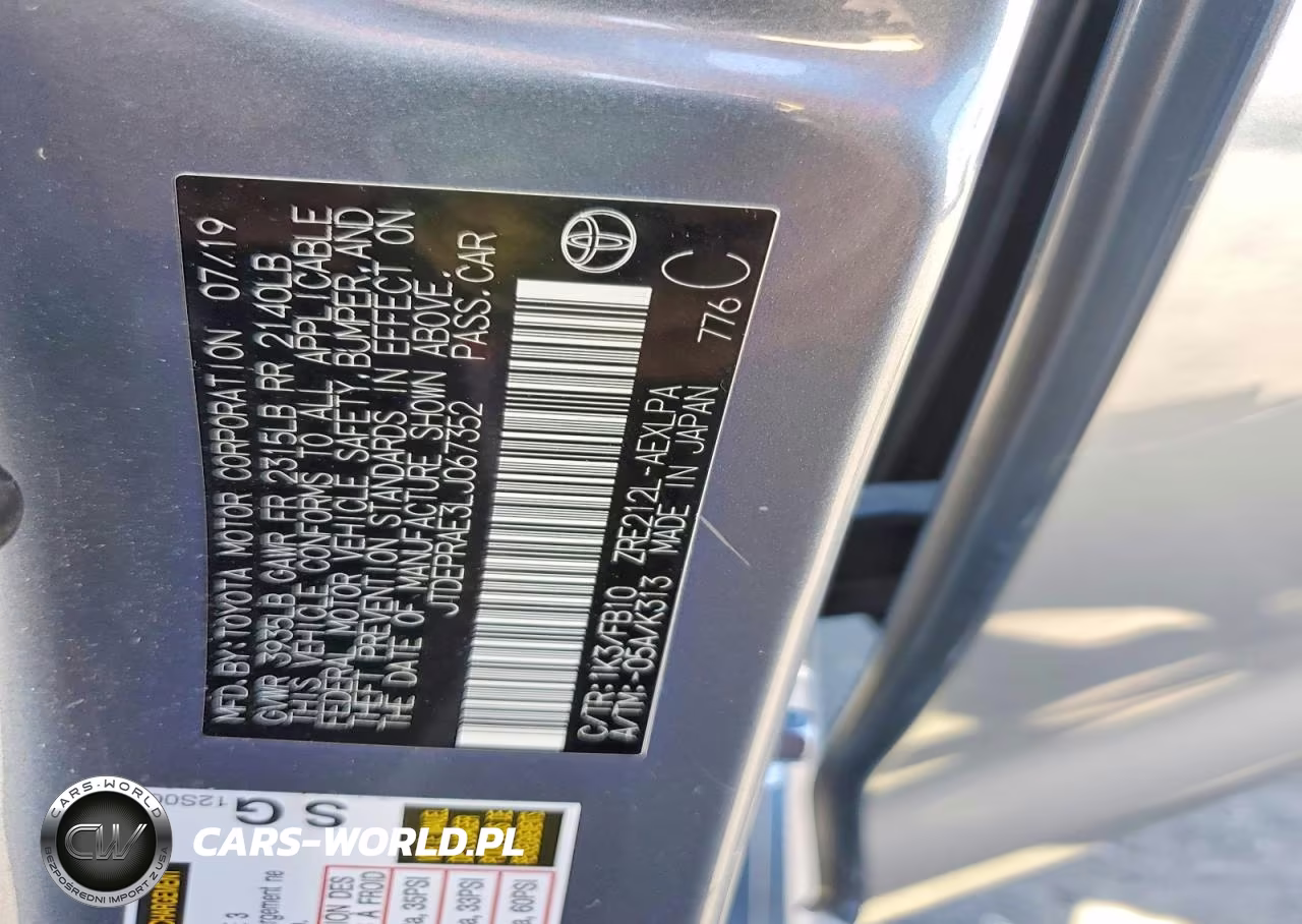 2020 Toyota Corolla Le VIN:JTDEPRAE3LJ067352 - 12