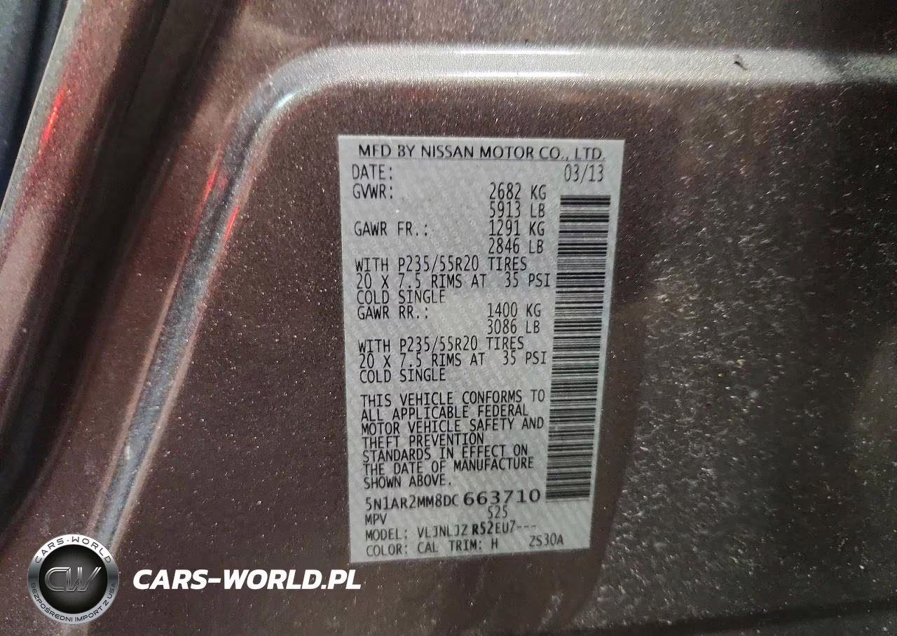 2013 Nissan Pathfinder S VIN:5N1AR2MM8DC663710 - 14