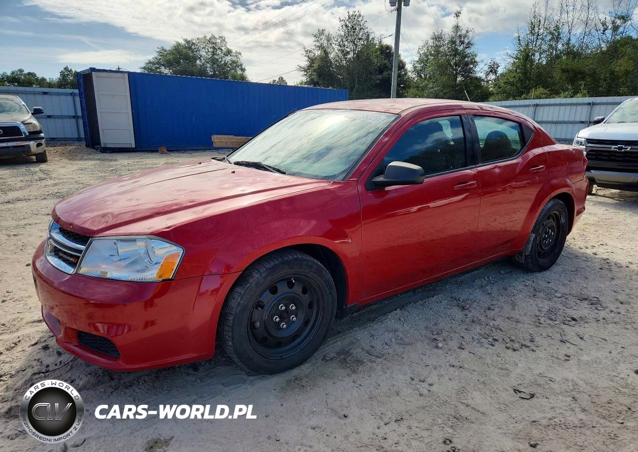 2014 Dodge Avenger Se VIN:1C3CDZAB8EN224816 - 1