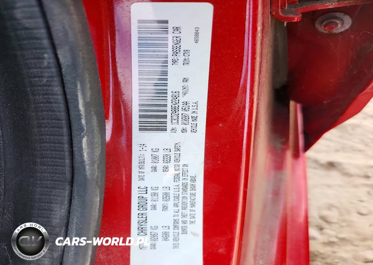 2014 Dodge Avenger Se VIN:1C3CDZAB8EN224816 - 12