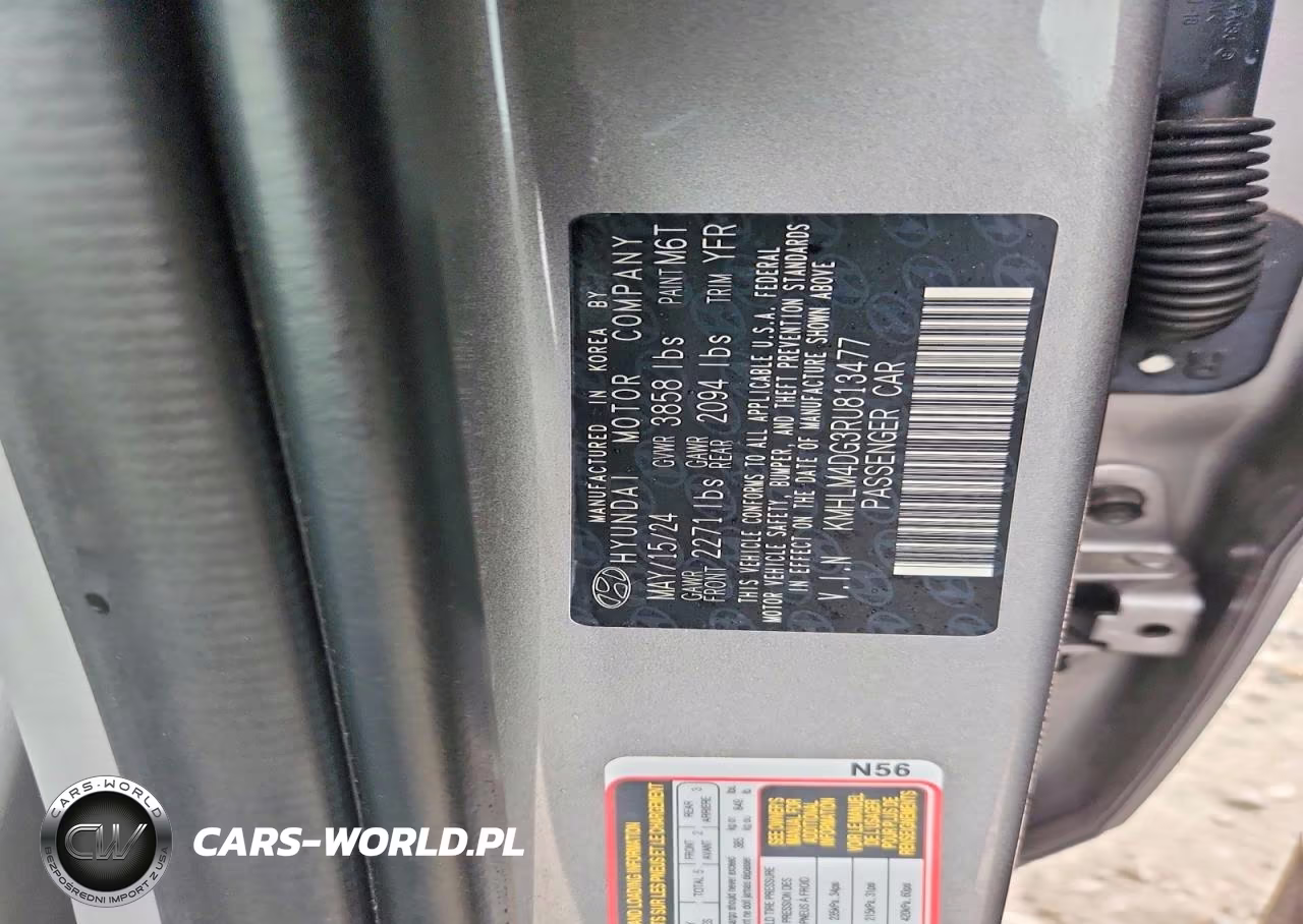 2024 Hyundai Elantra Sel VIN:KMHLM4DG3RU813477 - 12
