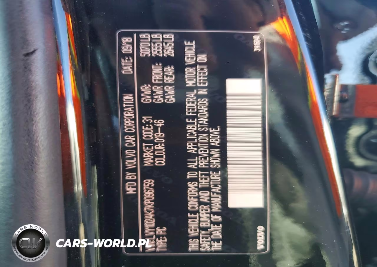 2019 Volvo S90 T5 Momentum VIN:LVY102AK7KP096759 - 12