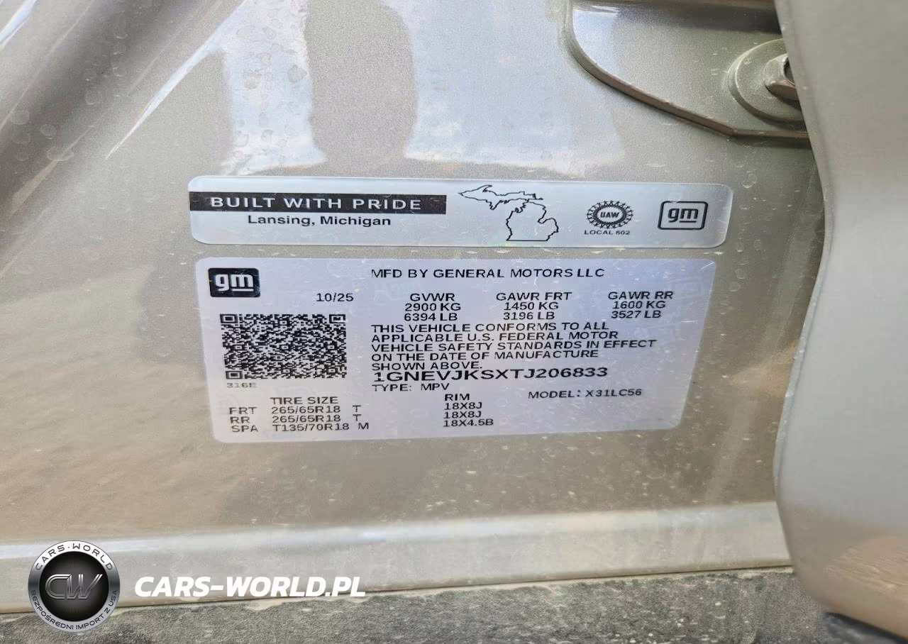 2026 Chevrolet Traverse Z71 VIN:1GNEVJKSXTJ206833 - 13