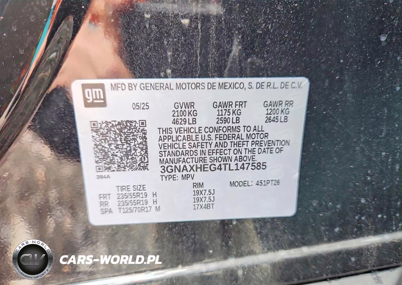 2026 Chevrolet Equinox Lt VIN:3GNAXHEG4TL147585 - 14