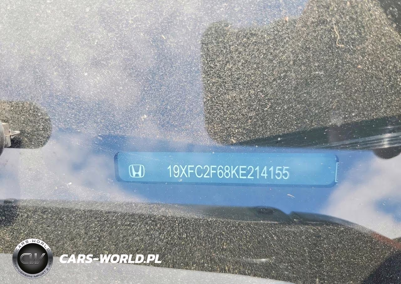 2019 Honda Civic Lx VIN:19XFC2F68KE214155 - 12