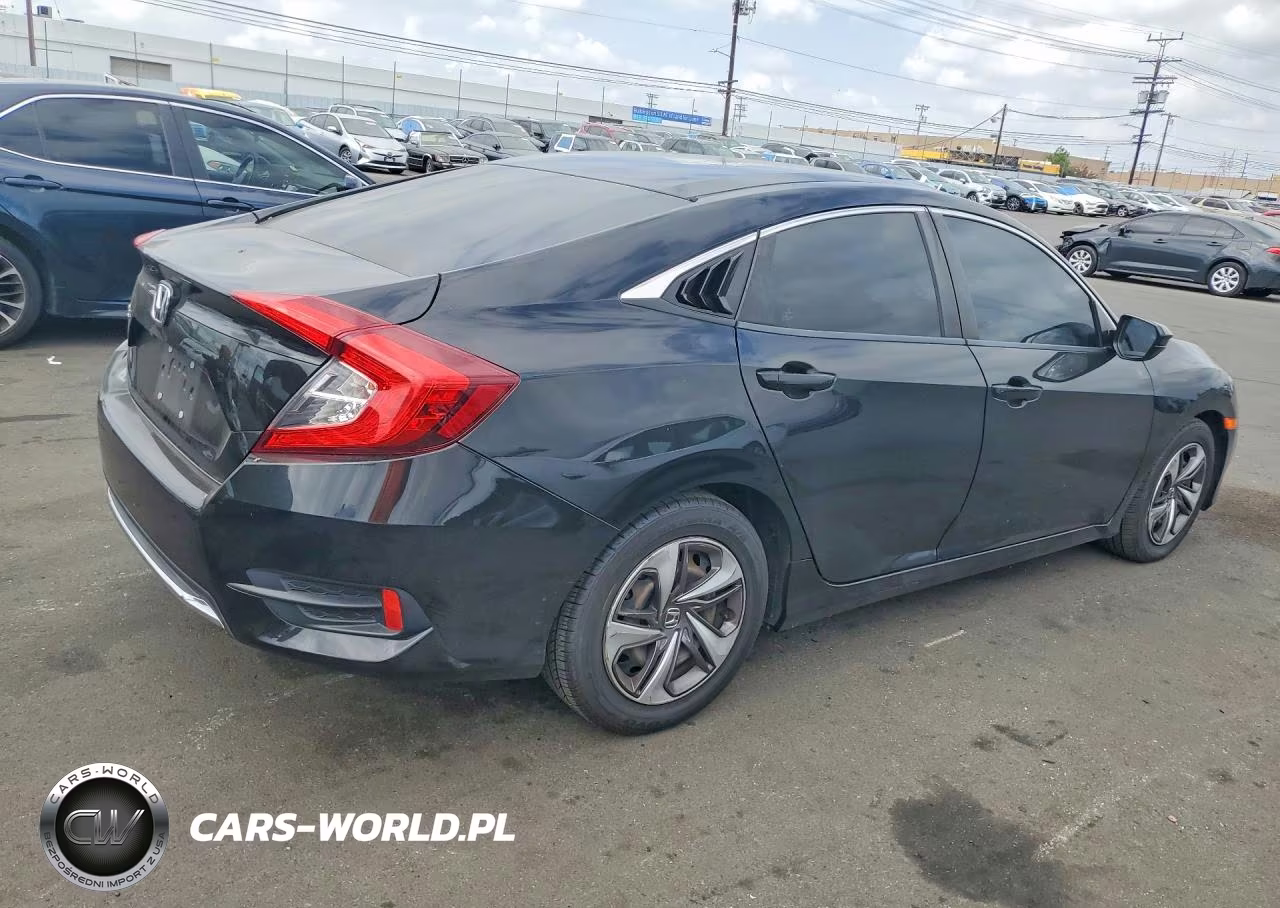 2019 Honda Civic Lx VIN:19XFC2F68KE214155 - 3