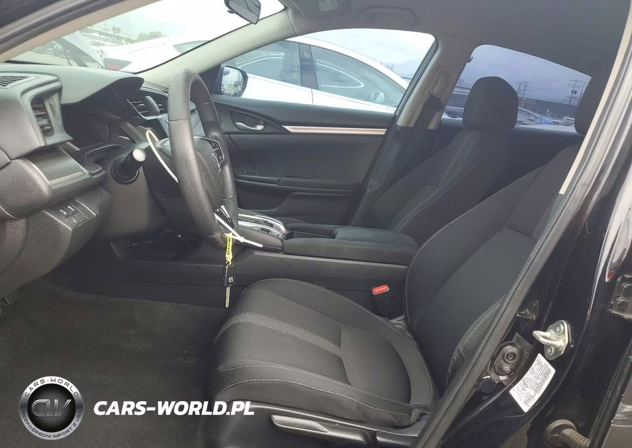 2019 Honda Civic Lx VIN:19XFC2F68KE214155 - 7