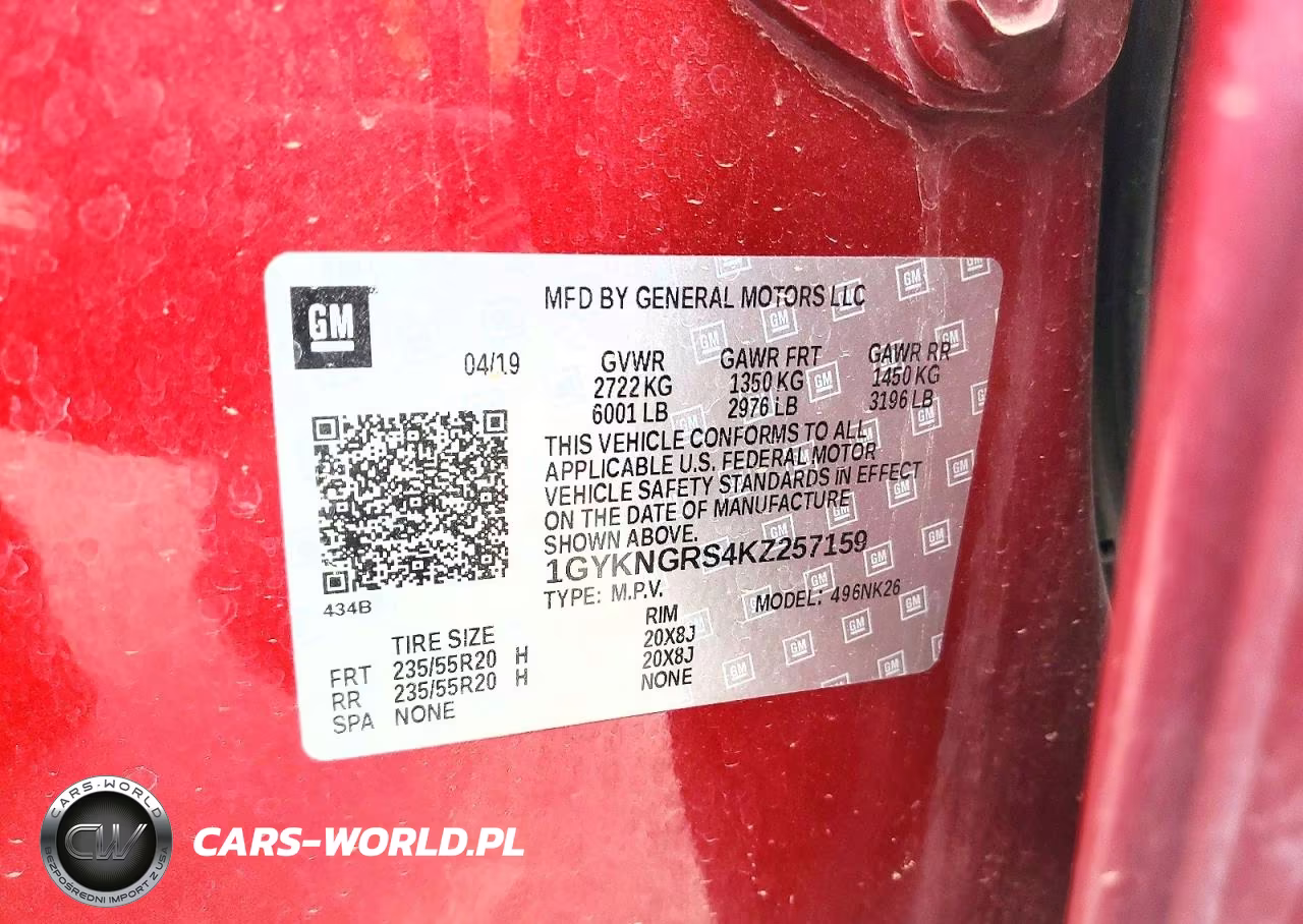 2019 Cadillac Xt5 Platinum VIN:1GYKNGRS4KZ257159 - 13