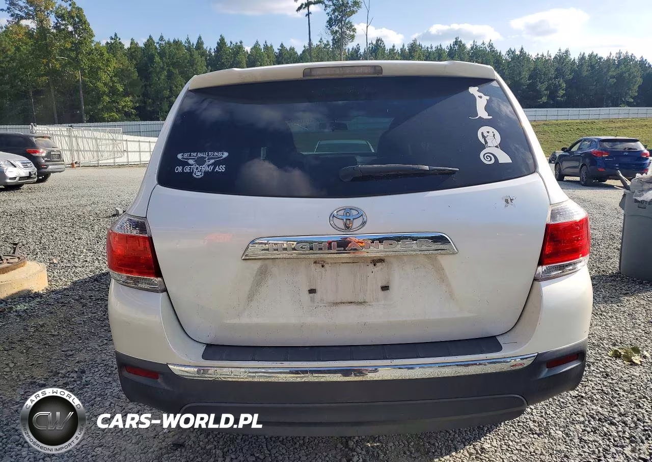 2013 Toyota Highlander Base VIN:5TDZK3EH6DS102245 - 6