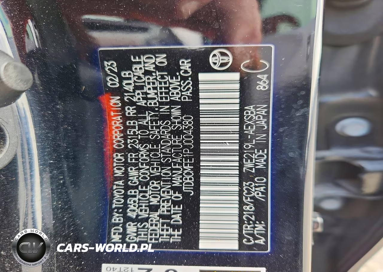 2023 Toyota Corolla Hybrid Se VIN:JTDBCMFE1PJ004380 - 12