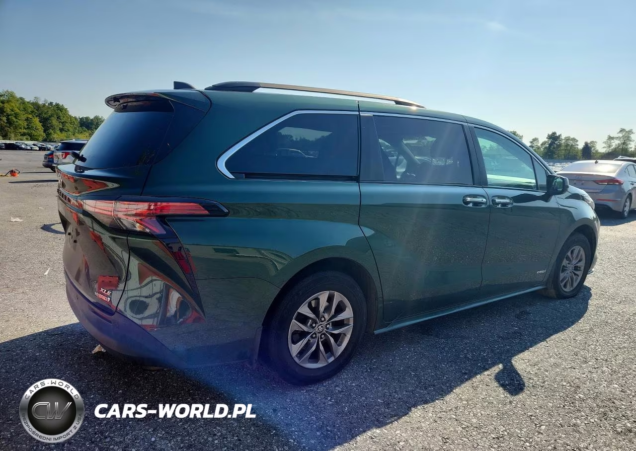 2021 Toyota Sienna Xle VIN:5TDJRKEC7MS025005 - 3