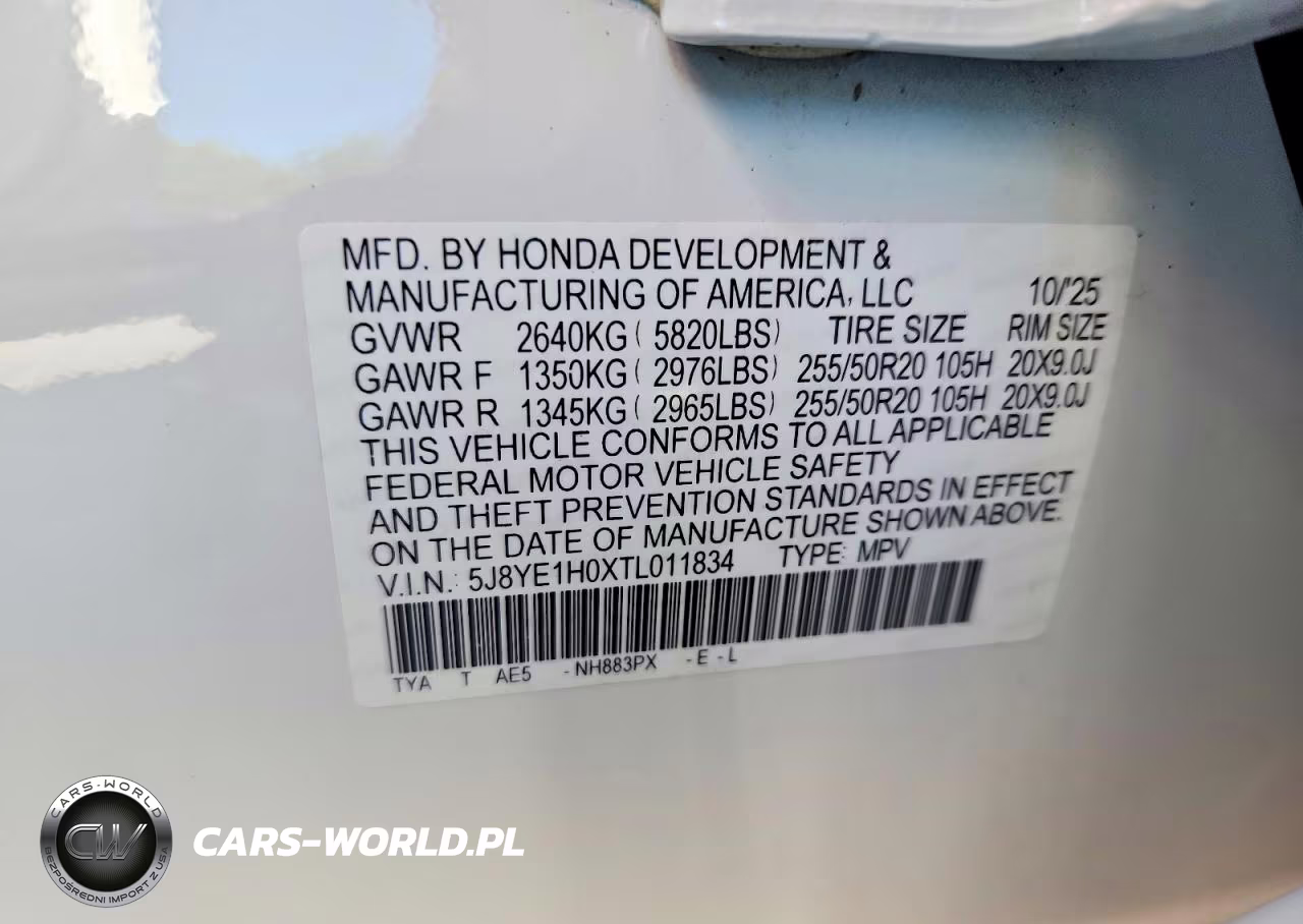2026 Acura Mdx A-Spec VIN:5J8YE1H0XTL011834 - 13