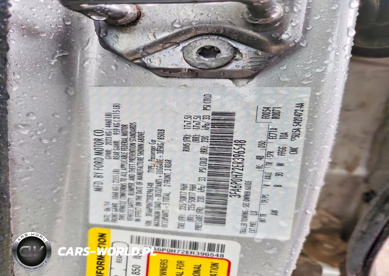 2014 Ford Fusion Se VIN:3FA6P0H72ER396548 - 13
