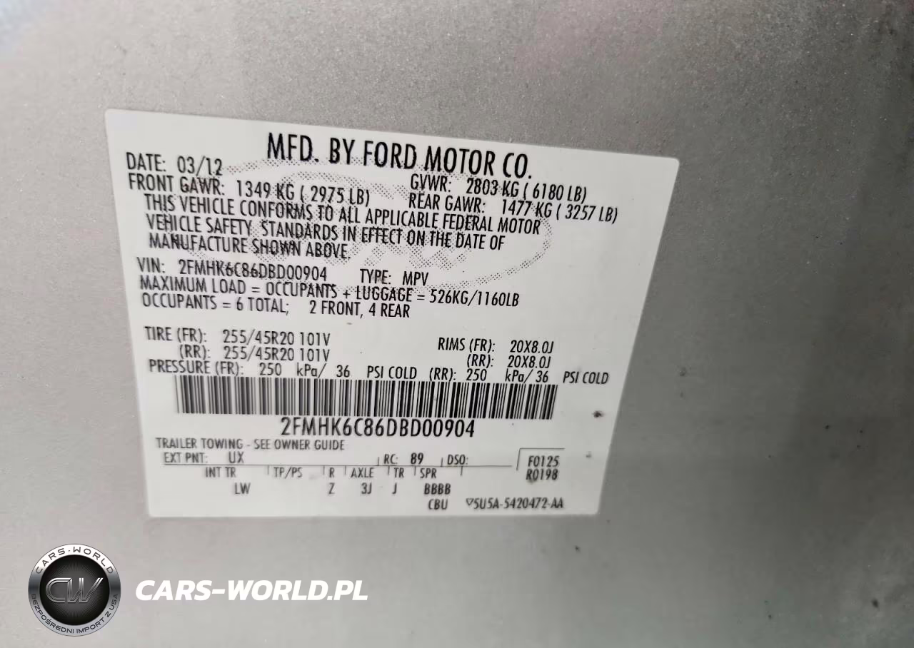 2013 Ford Flex Sel VIN:2FMHK6C86DBD00904 - 13