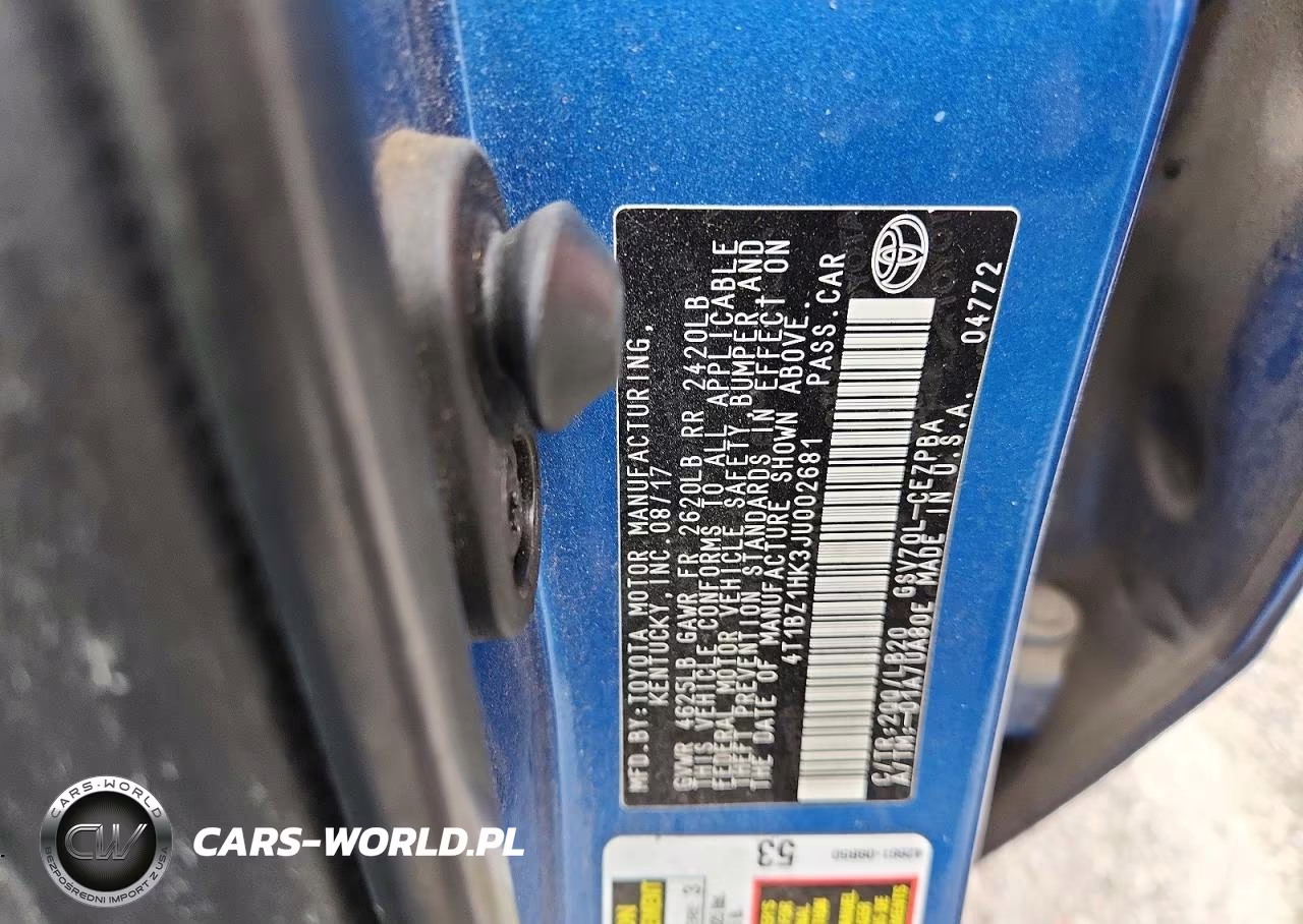 2018 Toyota Camry Xse V6 VIN:4T1BZ1HK3JU002681 - 13
