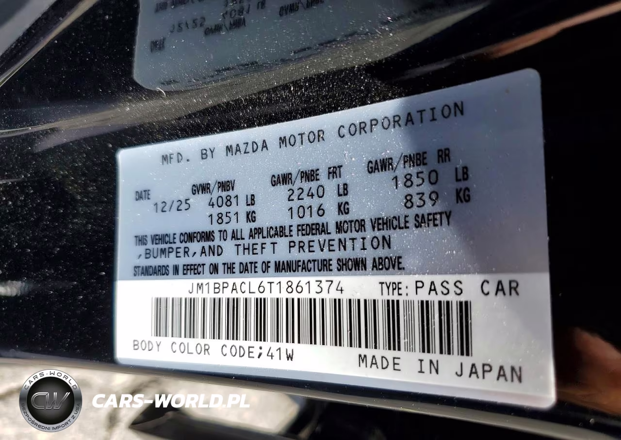 2026 Mazda 3 Preferred VIN:JM1BPACL6T1861374 - 12