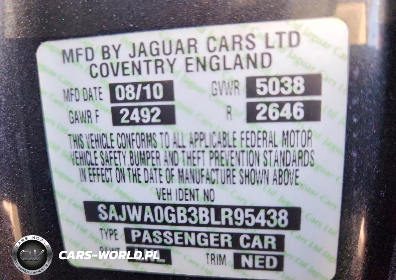 2011 Jaguar Xf Premium VIN:SAJWA0GB3BLR95438 - 12