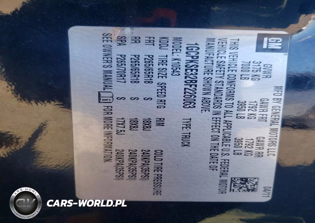 2011 Chevrolet Silverado K1500 Lt VIN:1GCPKSE32BF226063 - 12