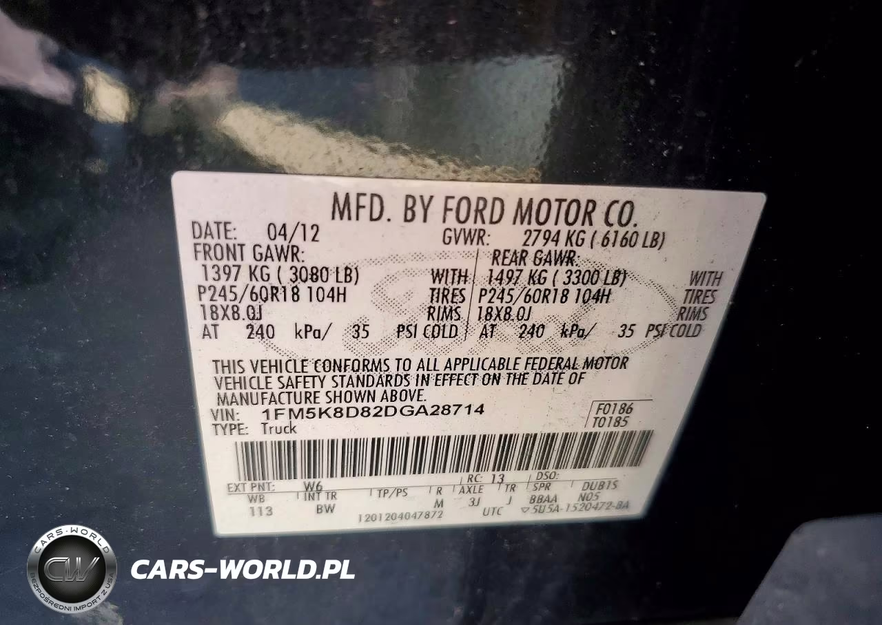 2013 Ford Explorer Xlt VIN:1FM5K8D82DGA28714 - 13