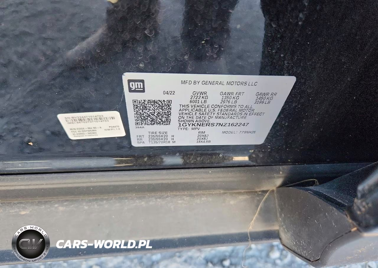 2022 Cadillac Xt5 Platinum Premium Luxury VIN:1GYKNERS7NZ162247 - 13