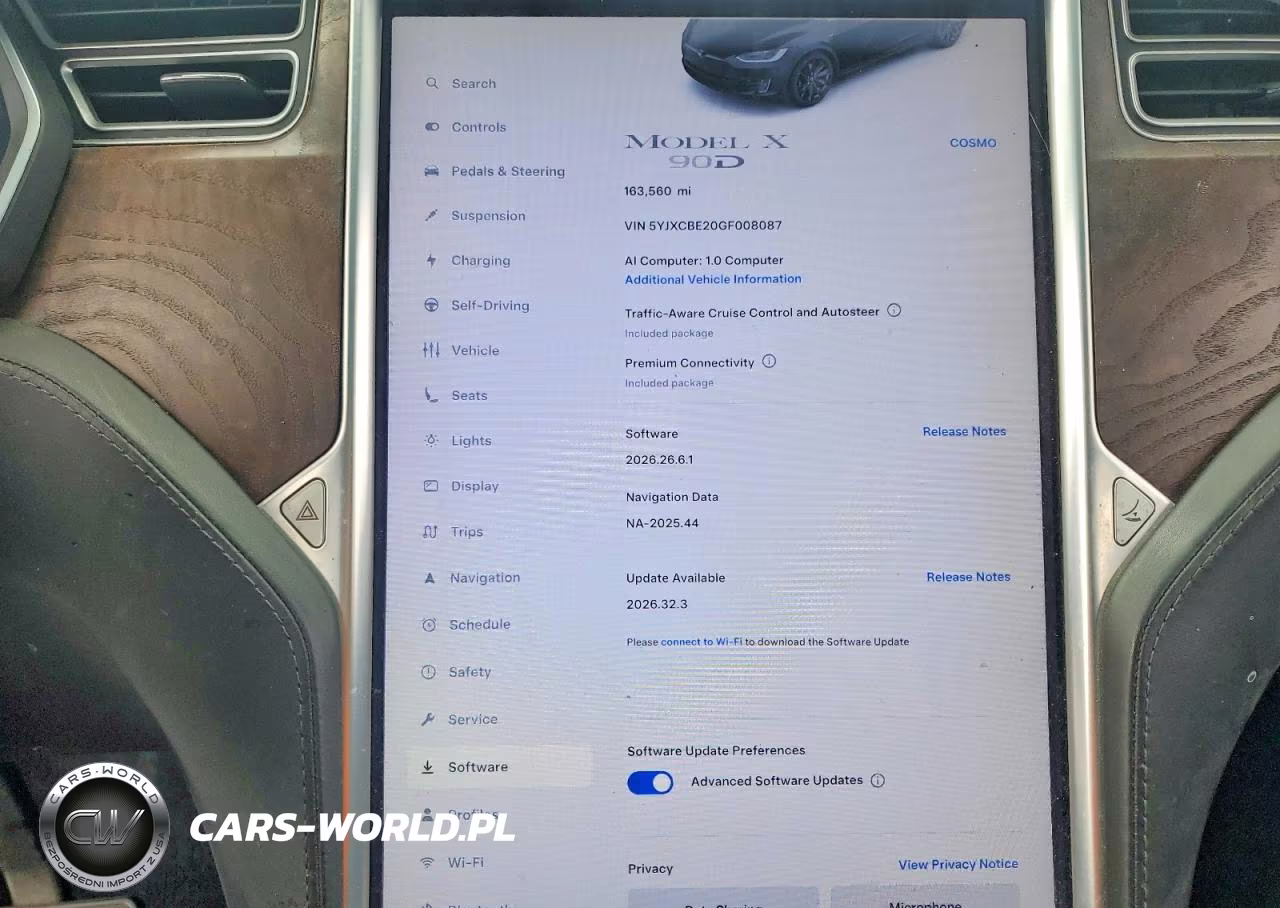 2016 Tesla Model X VIN:5YJXCBE20GF008087 - 9