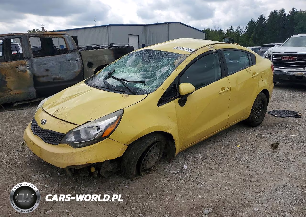 2016 Kia Rio Lx VIN:KNADM4A34G6695643 - 1
