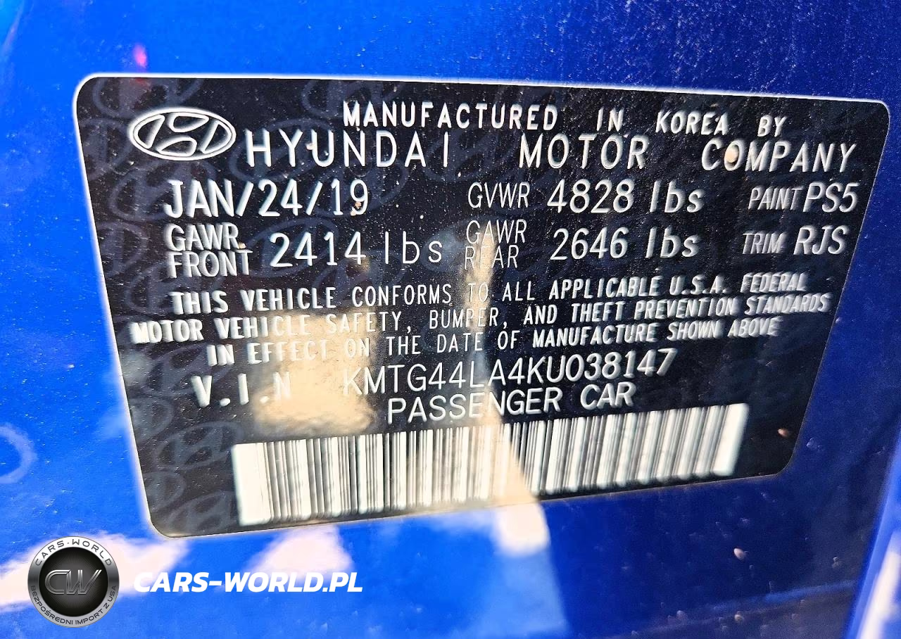 2019 Genesis G70 2.0T Advanced VIN:KMTG44LA4KU038147 - 13
