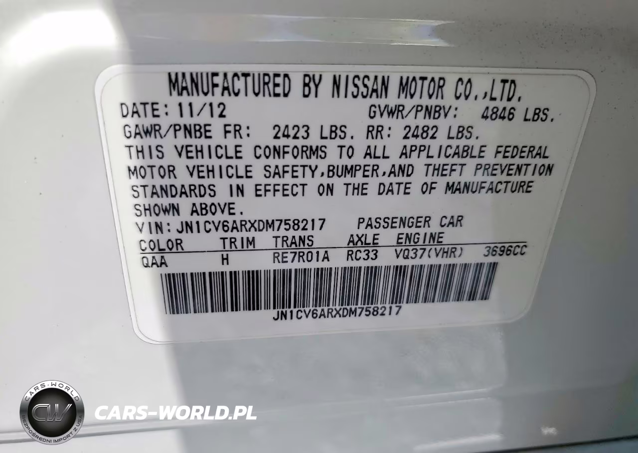 2013 Infiniti G37 Sedan X VIN:JN1CV6ARXDM758217 - 13