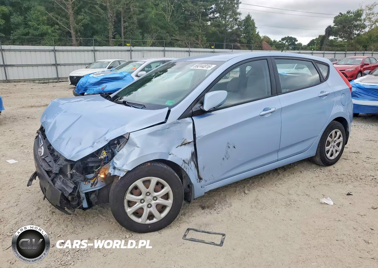 2014 Hyundai Accent Gs VIN:KMHCT5AE9EU155668 - 1