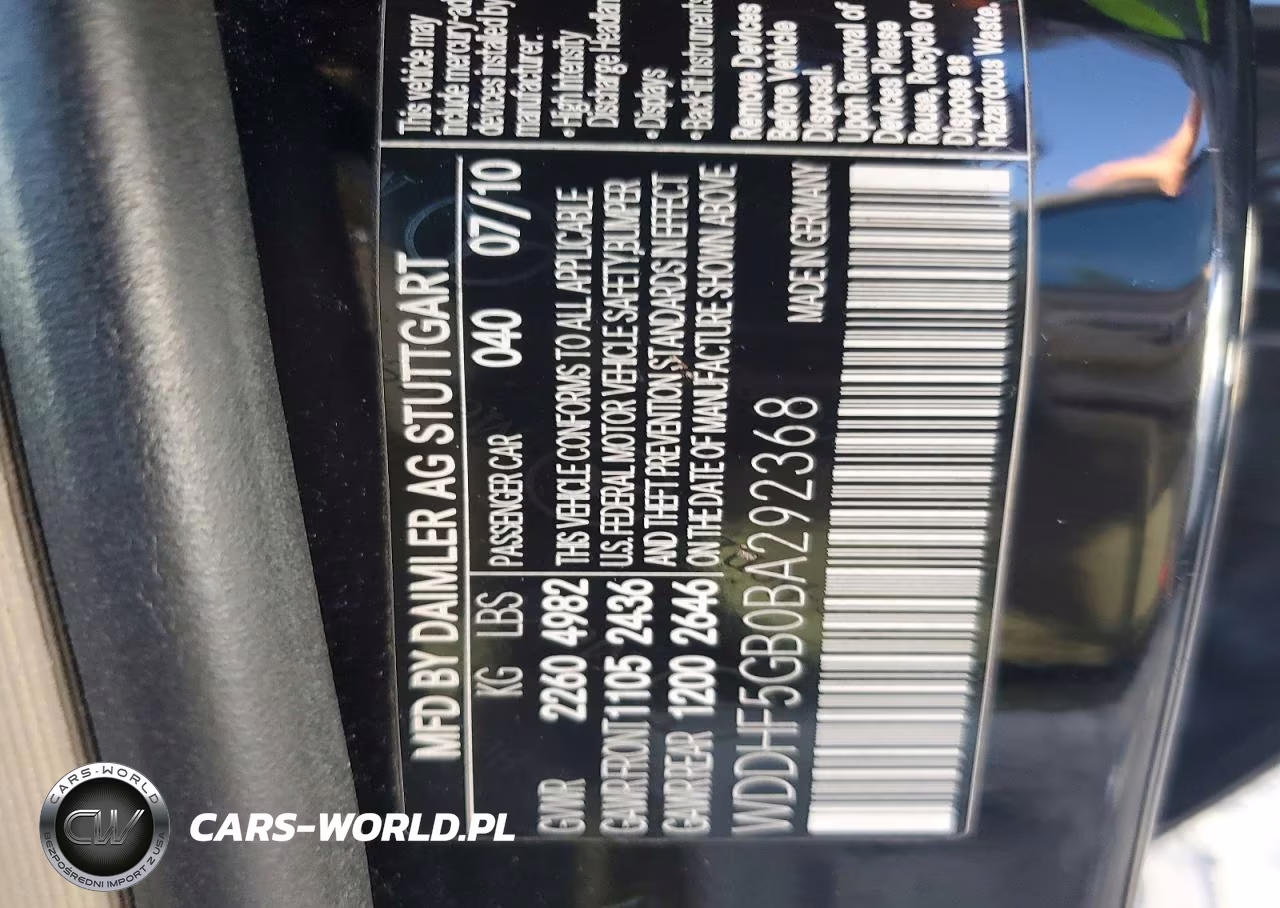 2011 Mercedes-Benz E 350 VIN:WDDHF5GB0BA292368 - 12