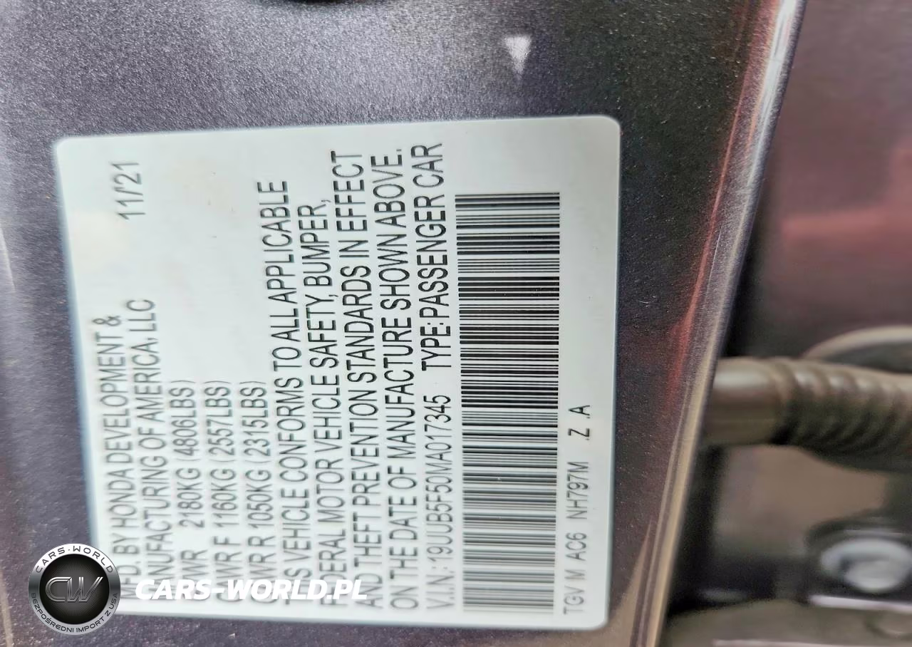 2021 Acura Tlx Tech A VIN:19UUB5F50MA017345 - 13