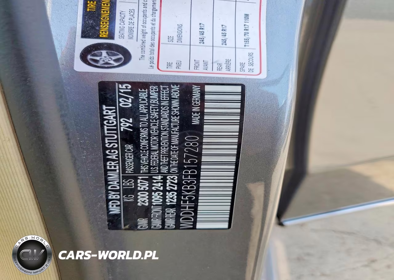 2015 Mercedes-Benz E 350 VIN:WDDHF5KB3FB157280 - 12