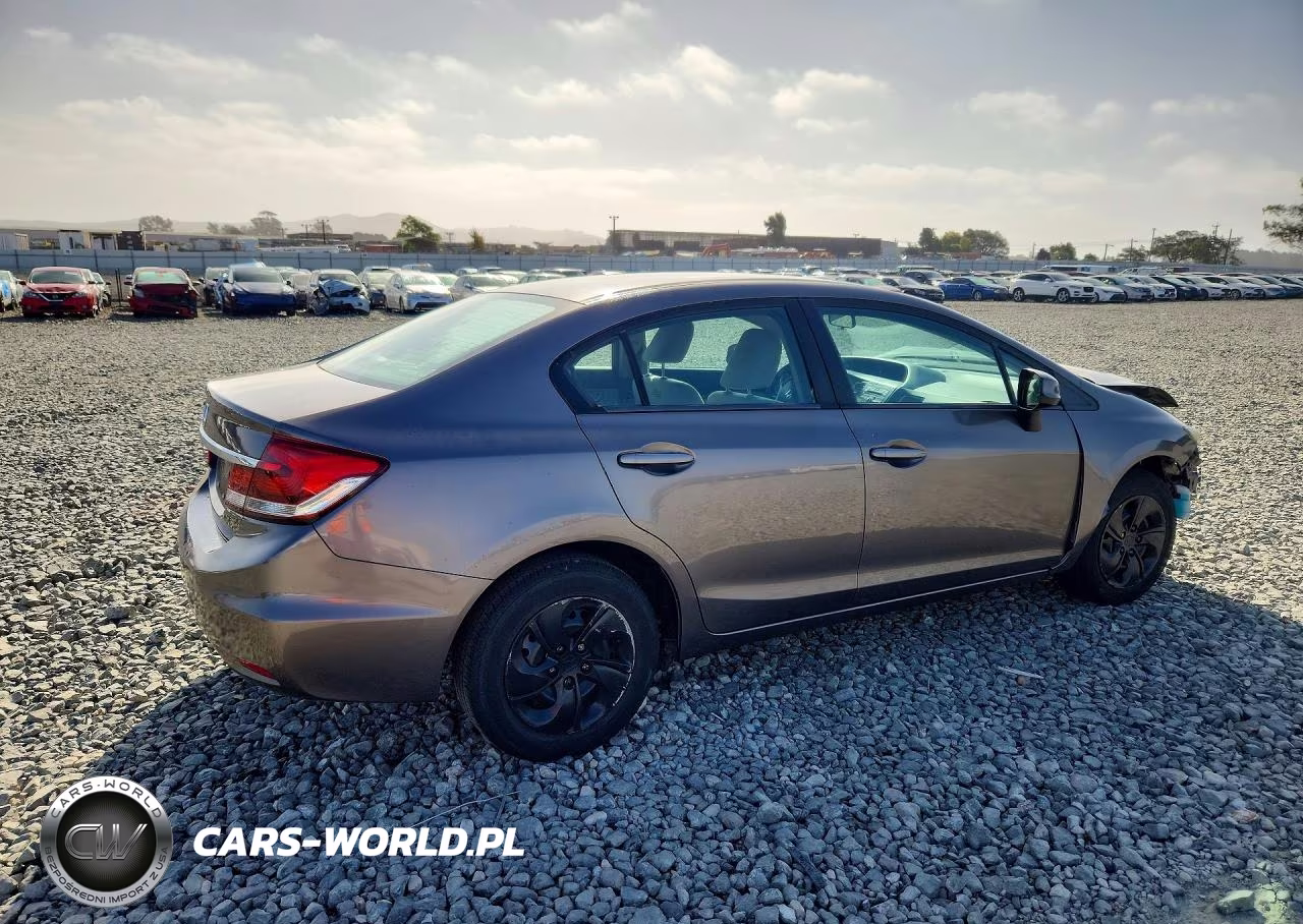 2013 Honda Civic Lx VIN:19XFB2F53DE291092 - 3