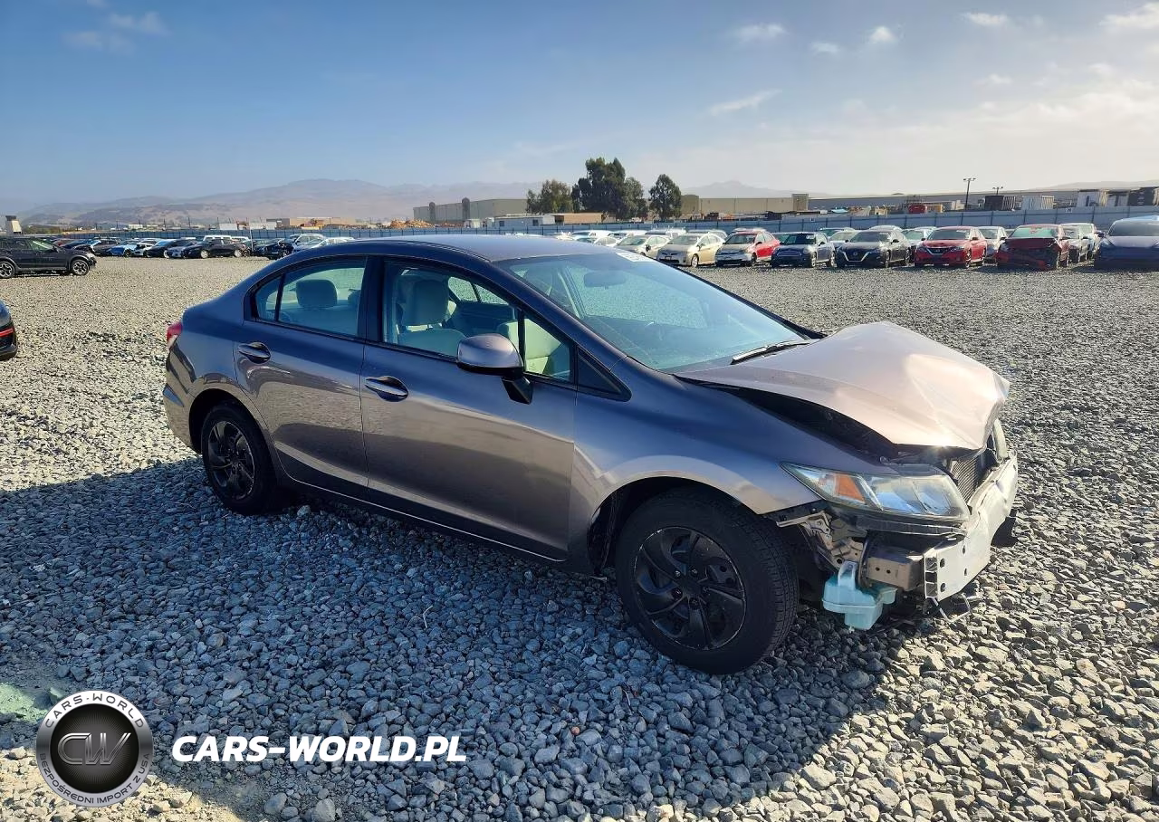 2013 Honda Civic Lx VIN:19XFB2F53DE291092 - 4