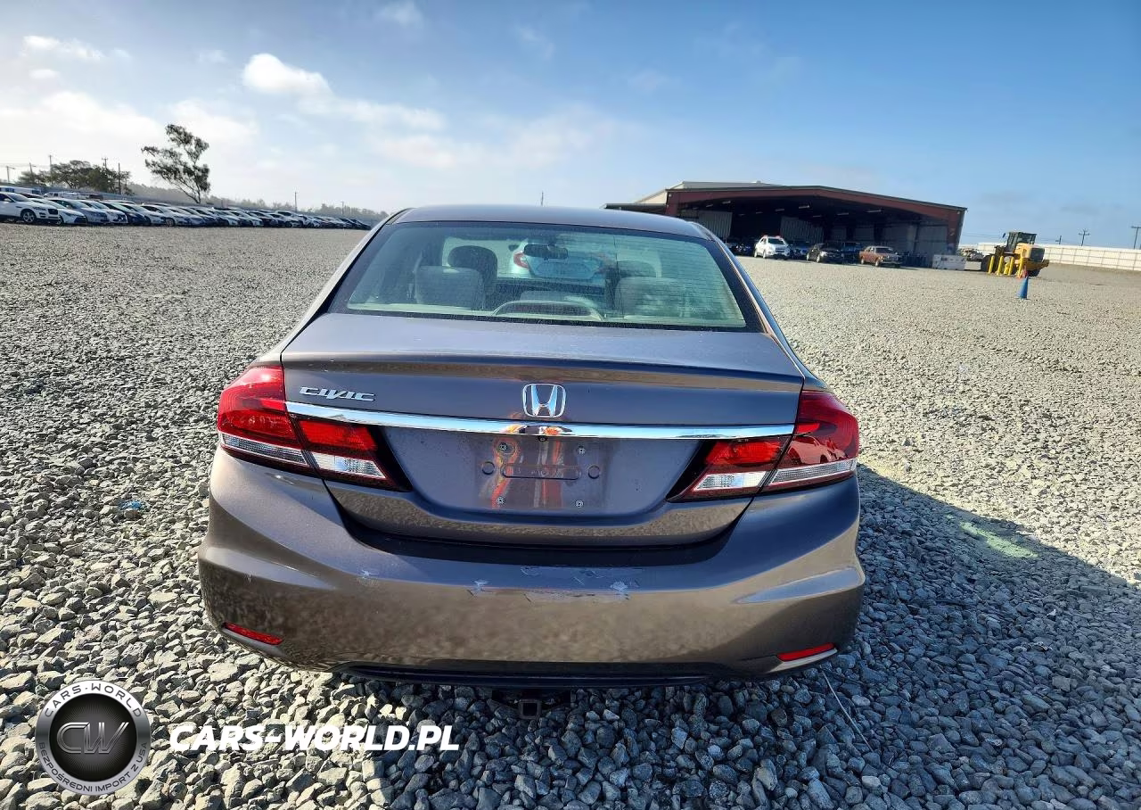 2013 Honda Civic Lx VIN:19XFB2F53DE291092 - 6