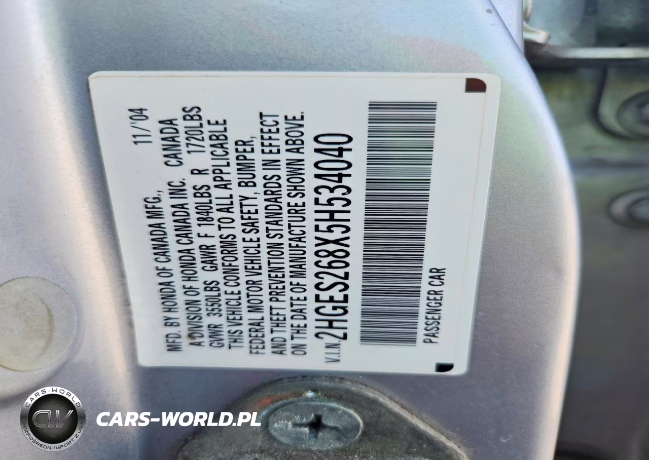 2005 Honda Civic Ex VIN:2HGES268X5H534040 - 12