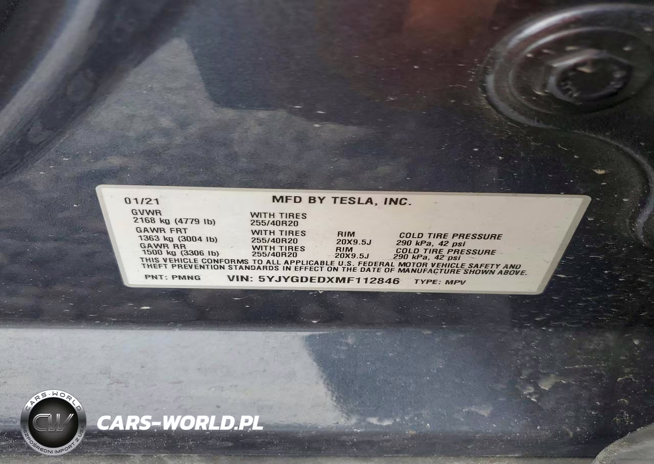 2021 Tesla Model Y VIN:5YJYGDEDXMF112846 - 12