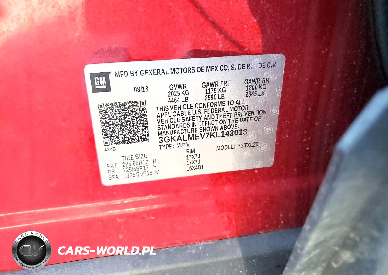 2019 GMC Terrain Sle VIN:3GKALMEV7KL143013 - 13