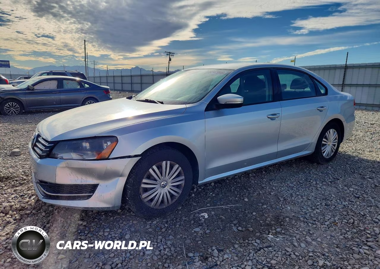 2014 Volkswagen Passat S VIN:1VWAS7A3XEC121119 - 1