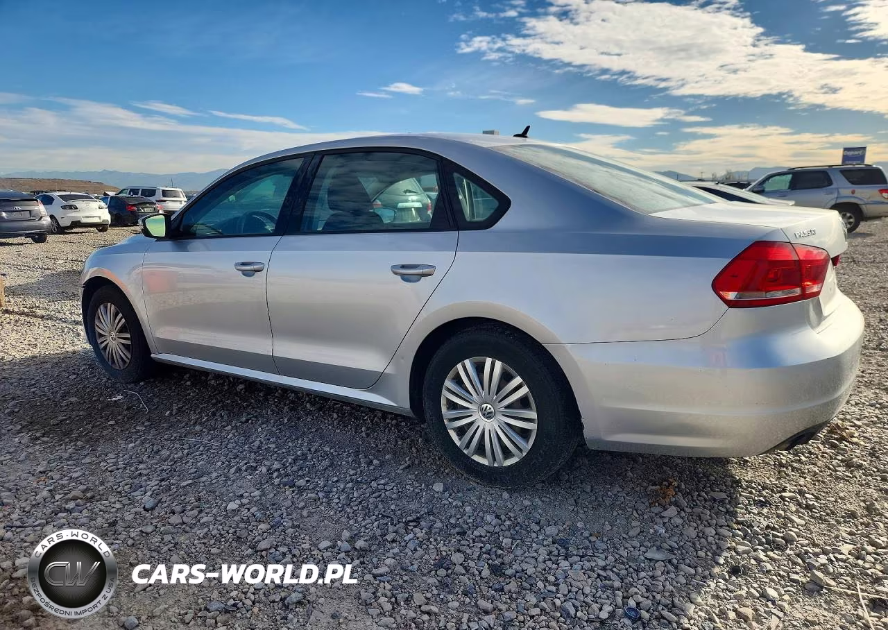 2014 Volkswagen Passat S VIN:1VWAS7A3XEC121119 - 2