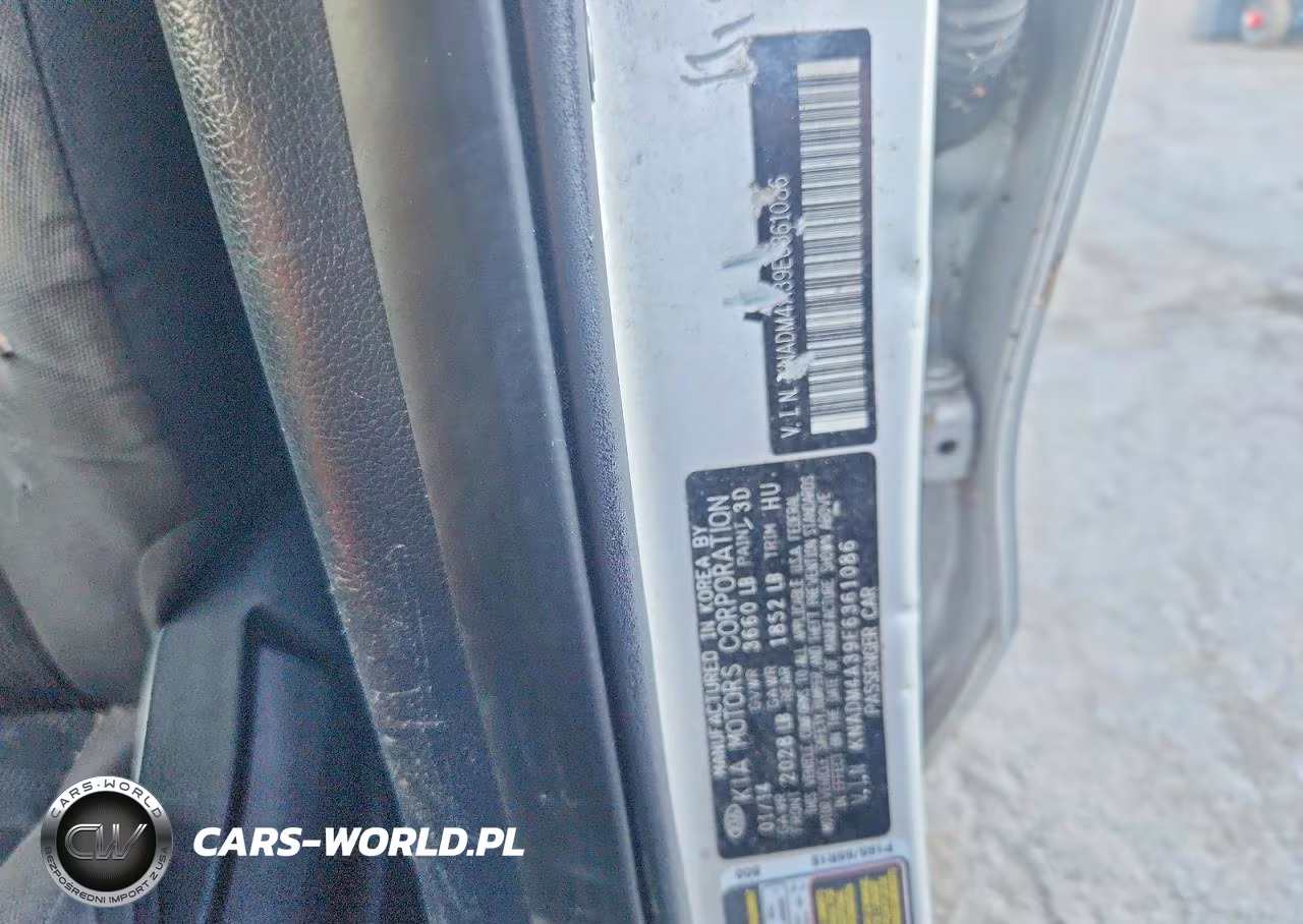 2014 Kia Rio Lx VIN:KNADM4A39E6361086 - 12