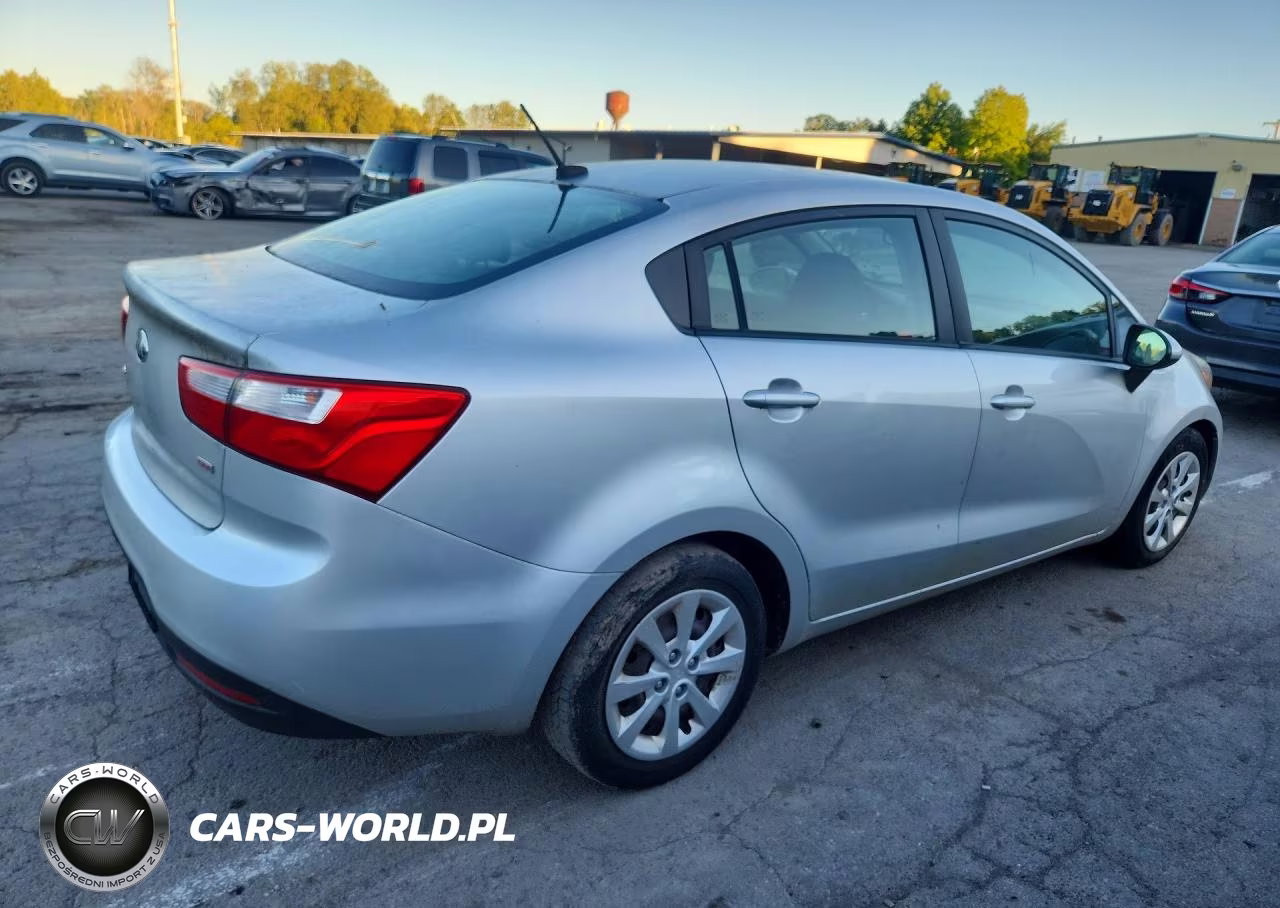 2014 Kia Rio Lx VIN:KNADM4A39E6361086 - 3