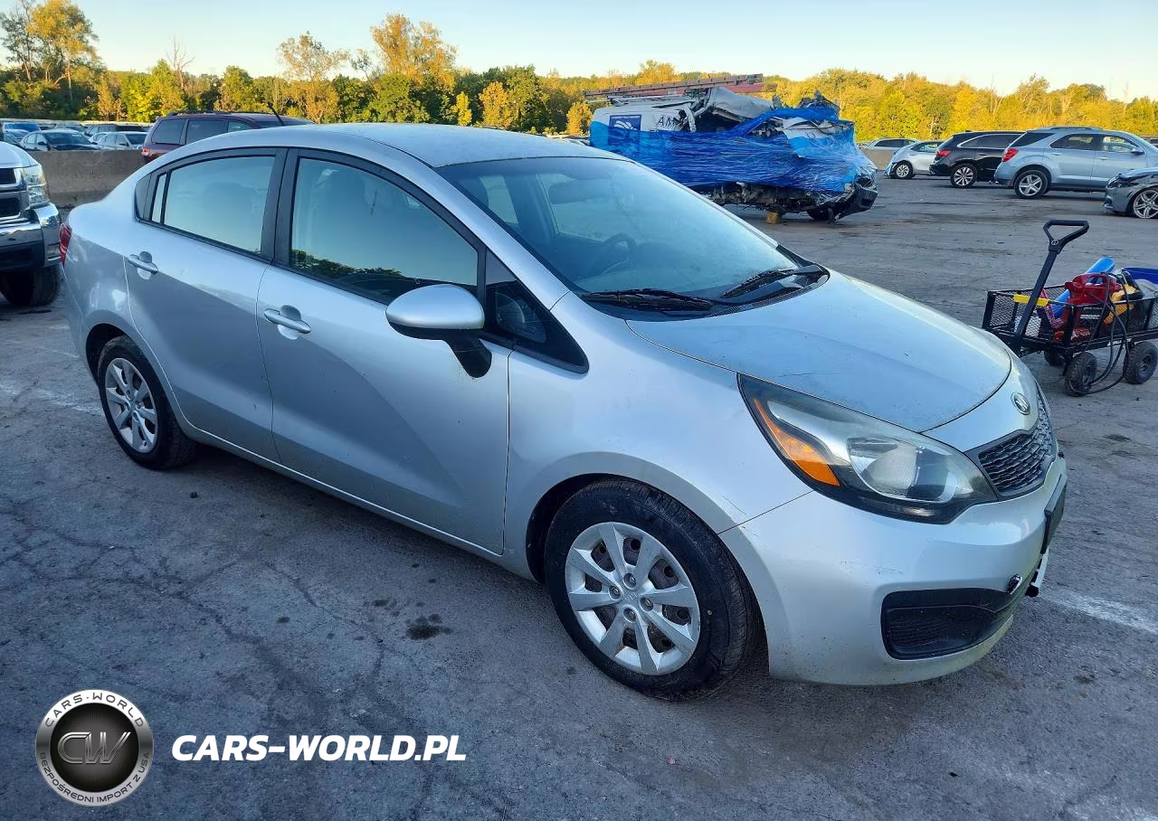 2014 Kia Rio Lx VIN:KNADM4A39E6361086 - 4
