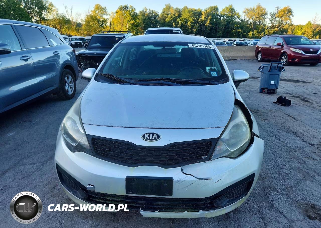 2014 Kia Rio Lx VIN:KNADM4A39E6361086 - 5