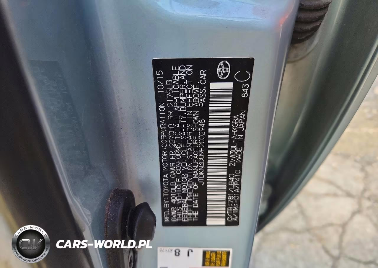2015 Toyota Prius Four VIN:JTDKN3DU9F2002948 - 12