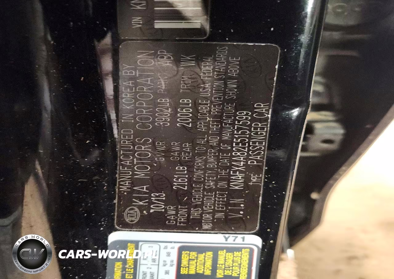 2014 Kia Forte Ex VIN:KNAFX4A82E5157599 - 12