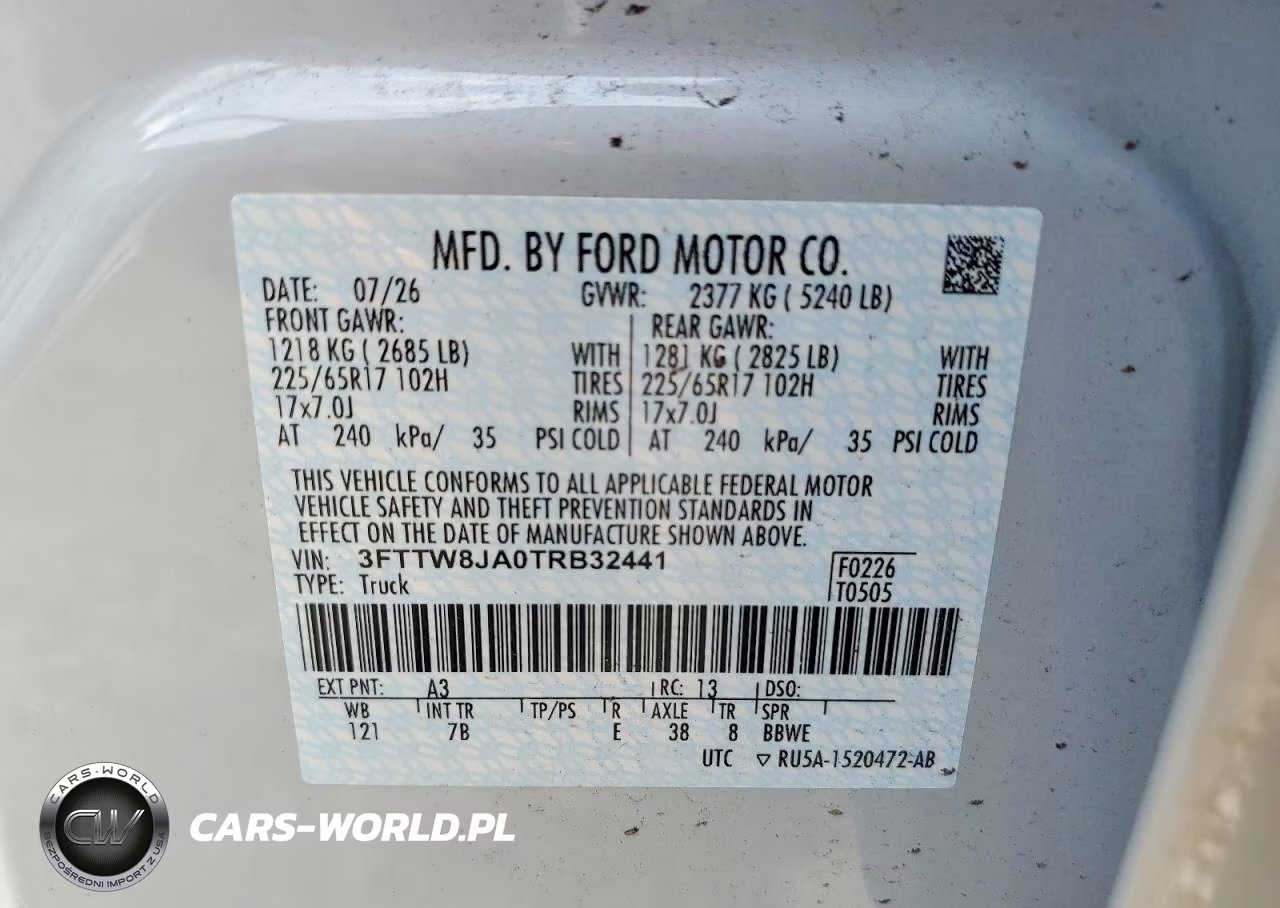2026 Ford Maverick Xlt VIN:3FTTW8JA0TRB32441 - 13